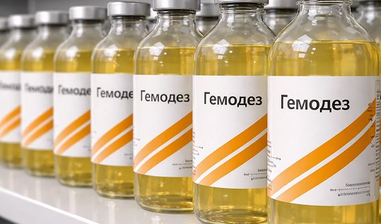 Бутылочки с Гемодезом